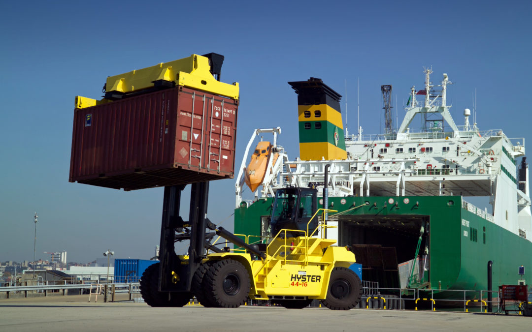 Briggs Equipment promotes port centric solutions at Multimodal 2016