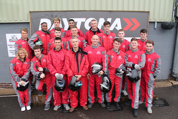 Briggs apprentices at karting day