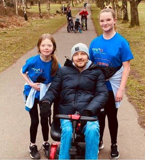Layla goes the extra mile to help raise more than £6,500 for Motor Neurone Disease Association